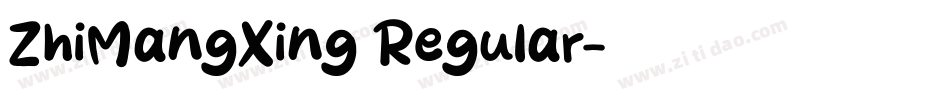 ZhiMangXing Regular字体转换
